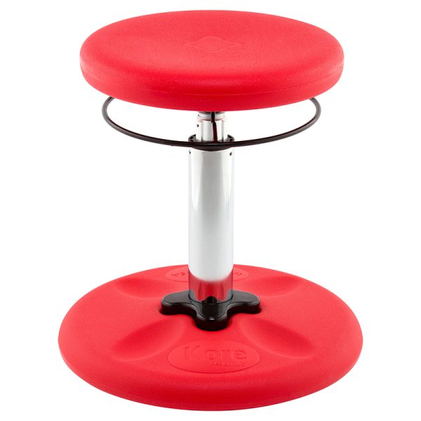 Kids Adjustable Standard Wobble Chair 14-19", Red