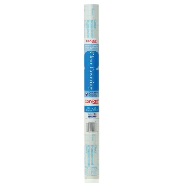 Adhesive Roll, Clear, 18" x 9 ft.