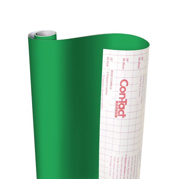 Creative Covering™ Adhesive Covering, Green, 18" x 16 ft