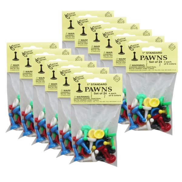 Pawns, 24 Per Pack, 12 Packs