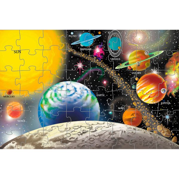 Solar System Floor Puzzle, 24" x 36", 48 Pieces