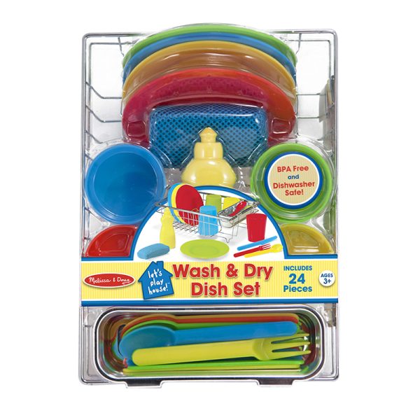 Let's Play House! Wash & Dry Dish Set