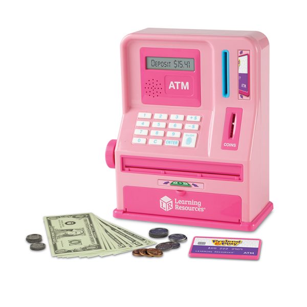 Pretend and Play® Teaching ATM Bank - Pink