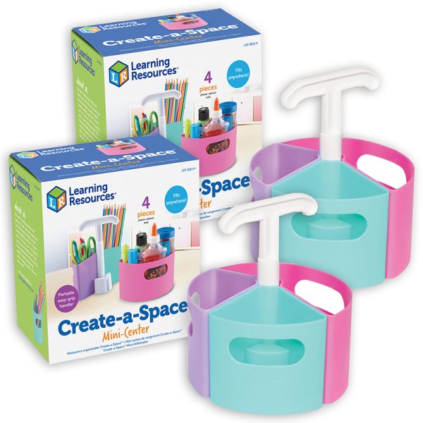 Create-A-Space™ Mini-Center Pastel, Pack of 2