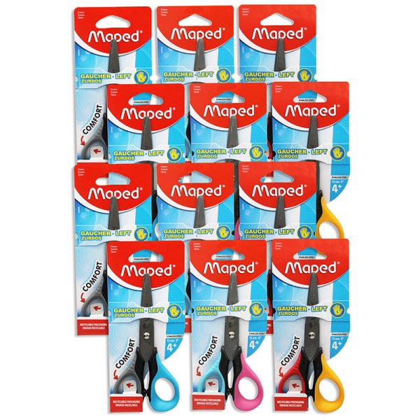 5" Sensoft Scissors with Flexible Handles - Lefty, Pack of 12