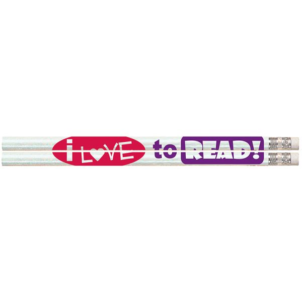 I Love to Read! Pencil, Pack of 12