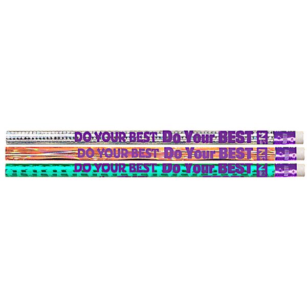 Do Your Best On The Test Motivational/Fun Pencils, Pack of 144