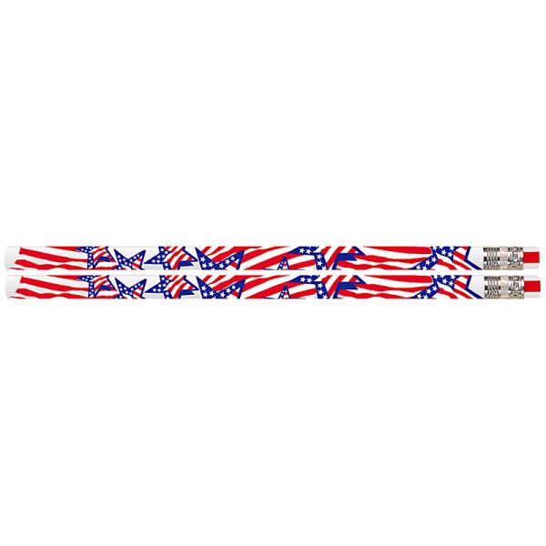 America The Beautiful Motivational Pencils, 12/pkg