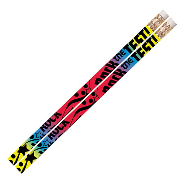 Rock The Test Motivational Pencils, Pack of 144