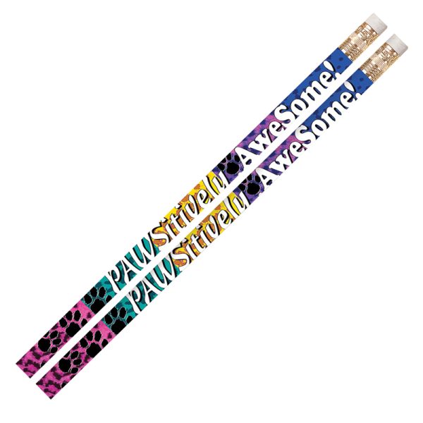 Pawsitively Awesome Motivational Pencil, Pack of 12