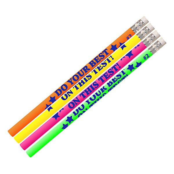 Do Your Best On The Test Motivational Pencils, Pack of 144