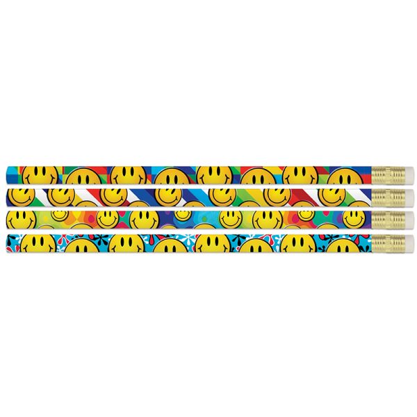 Smiley Sensations Pencils, Pack of 12