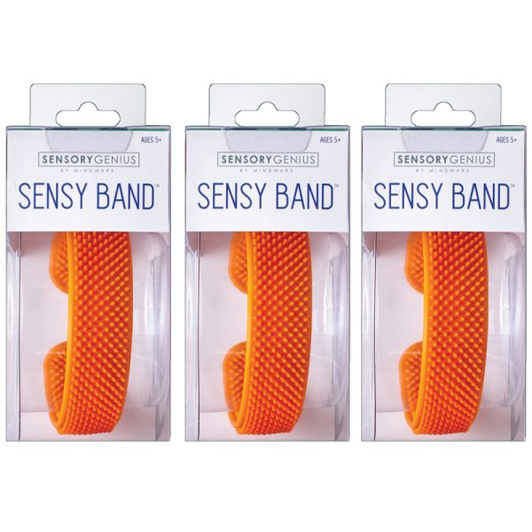 Sensy Band™ Fidget Wristband, Pack of 3