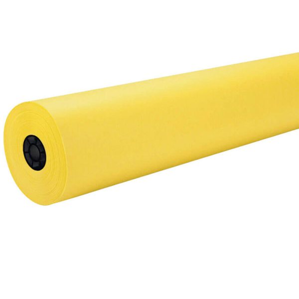 Art Paper Roll, Yellow, 36" x 500', 1 Roll