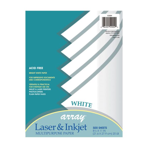 Multi-Purpose Paper, White, 8-1/2" x 11", 500 Sheets