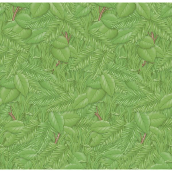 Bulletin Board Art Paper, Tropical Foliage, 48" x 50', 1 Roll