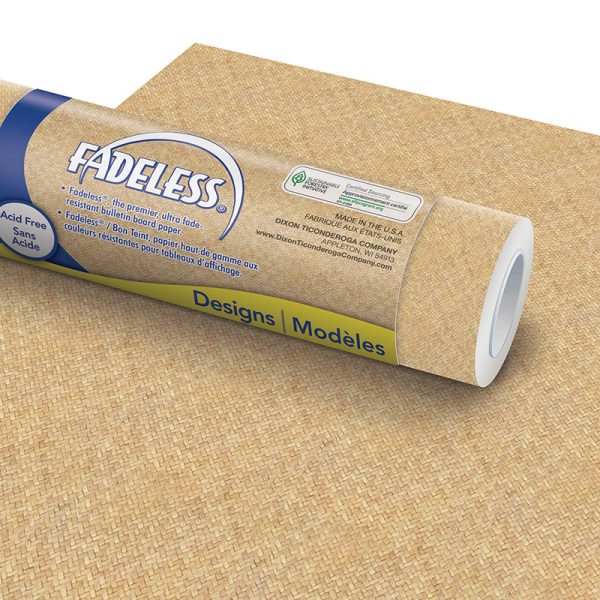 Design Roll, 48" x 12', Wicker, 4 Rolls