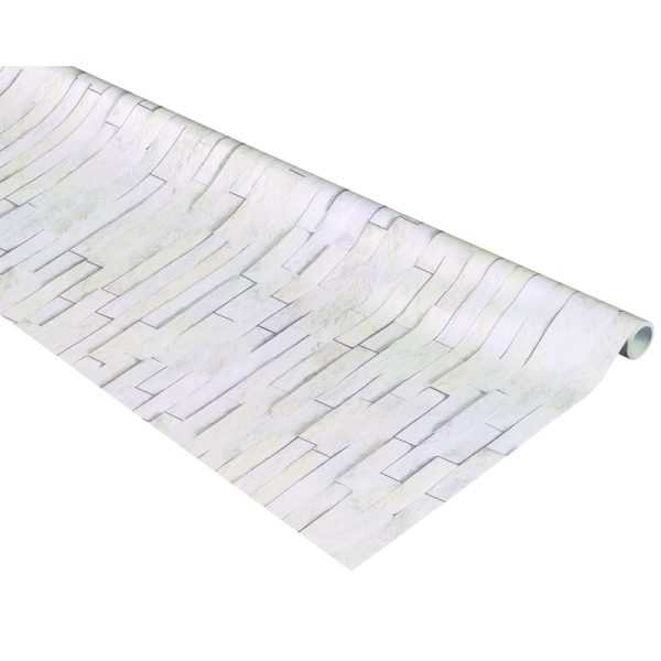 Bulletin Board Paper - Ledger Stone, 48" x 12', Pack of 4