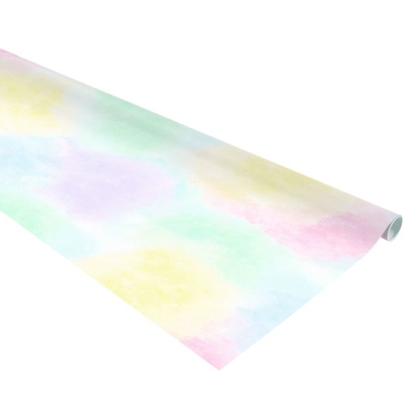 Bulletin Board Paper - Watercolor, 48" x 12', Pack of 4