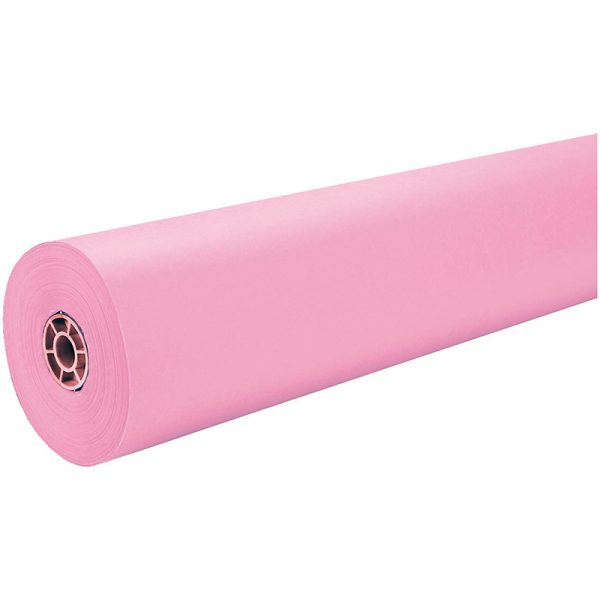 Colored Kraft Duo-Finish® Paper, Pink, 36" x 100', 1 Roll