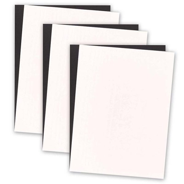 Premium Construction Paper, Black & White, 12" x 18", 72 sheets Per Pack, 3 Packs