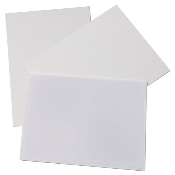 Canvas Panels, White, 9" x 12", 3 Panels