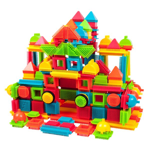 Hedgehog Lock Tiles Building Blocks, 240-Piece