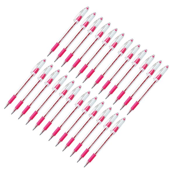 R.S.V.P.® Ballpoint Pen, Fine Point, Pink, Pack of 24