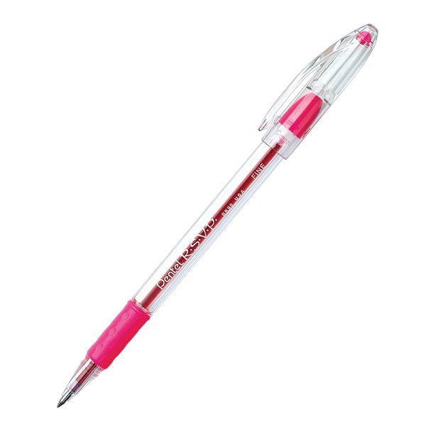 R.S.V.P.® Ballpoint Pen, Fine Point, Pink