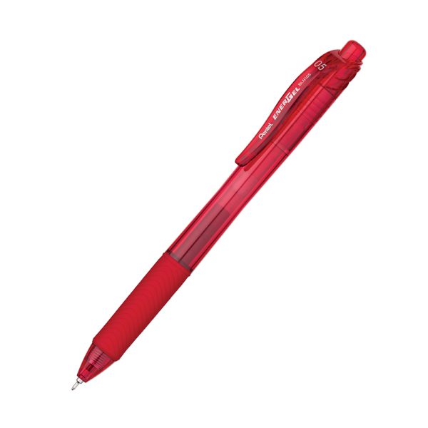 EnerGel-X™ Retractable Liquid Gel Pen, Red, 0.5mm