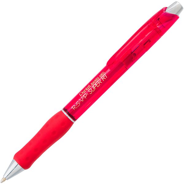 R.S.V.P.® Super RT Retractable Ballpoint Pen, Red