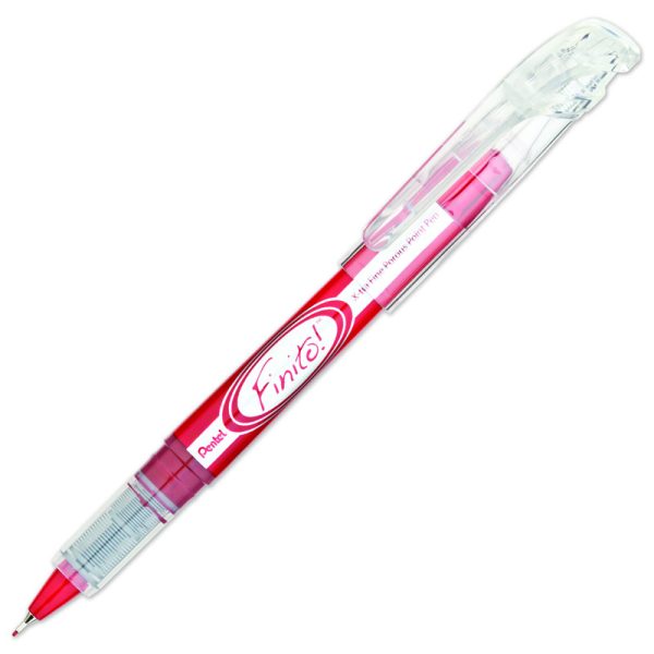 FINITO!® Porous Point Pen, Extra Fine Point, Red, Pack of 12