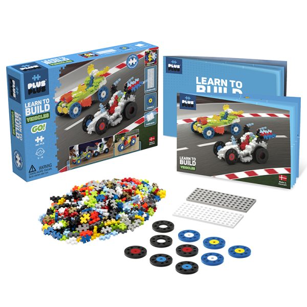 Plus-Plus® Learn to Build GO! Vehicles, 360 Pieces