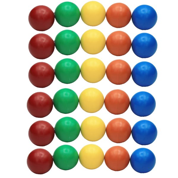 Jumbo Magnetic Marbles, 5 Per Set, 6 Sets