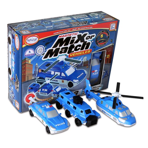 Magnetic Mix or Match® Vehicles, Police