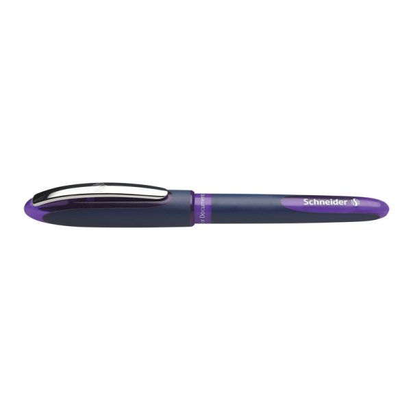 One Business Rollerball Pen, 0.6 mm, Violet Ink, Single Pen