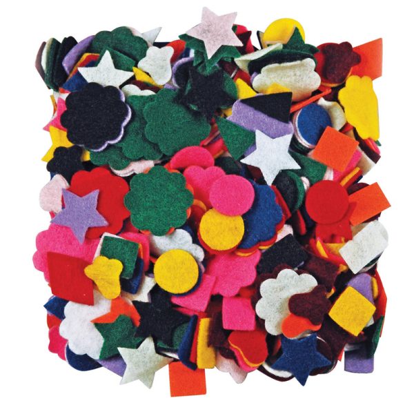 Felt Shapes, Pack of 500