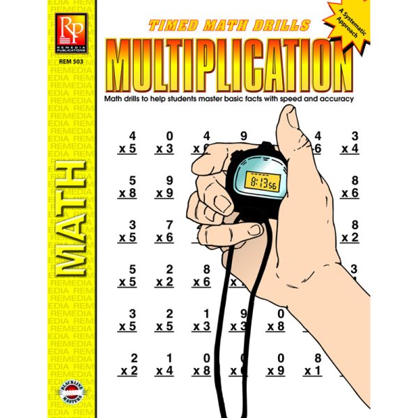 Timed Math Drills: Multiplication Workbook