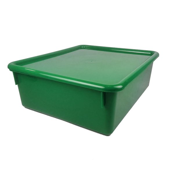 Double Stowaway® Tray with Lid, Green