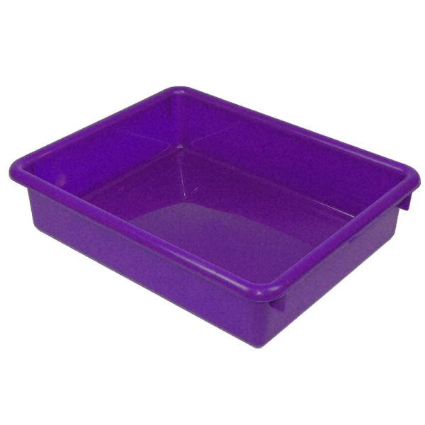 Stowaway® 3" Letter Tray no Lid, Purple