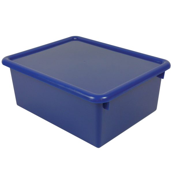 Stowaway® 5" Letter Box with Lid, Blue