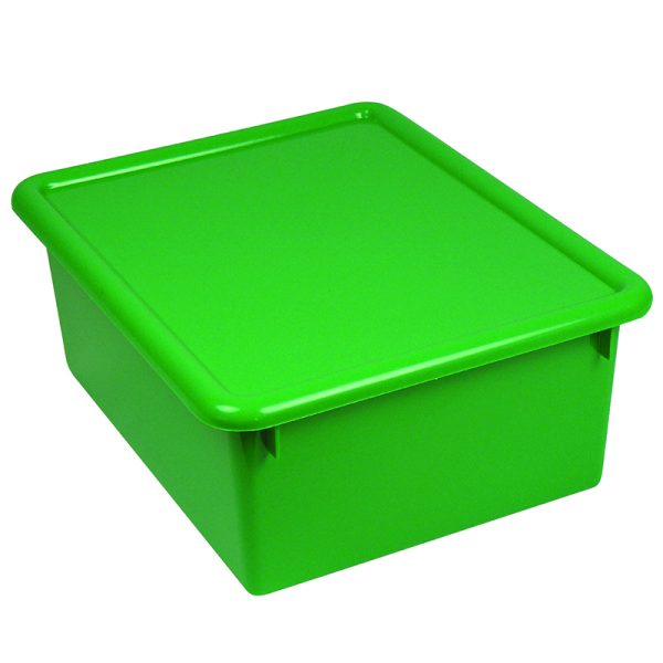 Stowaway® 5" Letter Box with Lid, Green