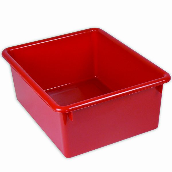 Stowaway® 5" Letter Box no Lid, Red