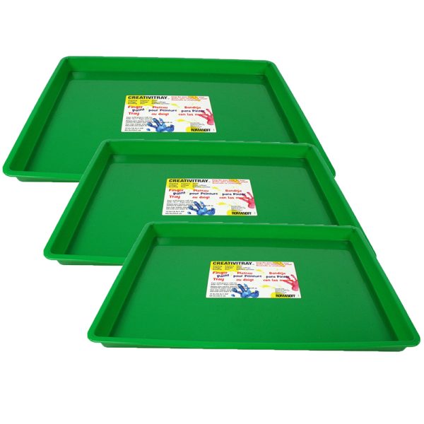 Large Creativitray®, Green, Pack of 3