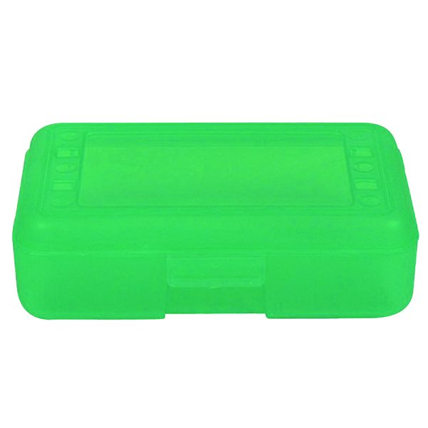 Pencil Box, Translucent Lime