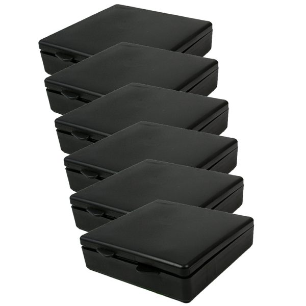 Micro Box, Black, Pack of 6