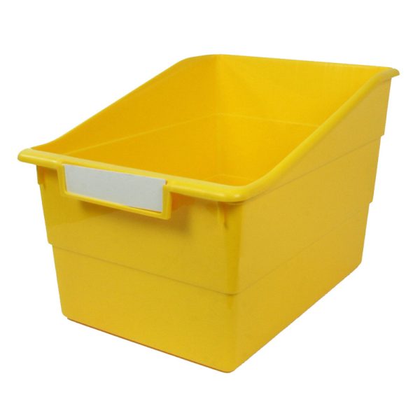 Tattle® Wide Shelf File, Yellow