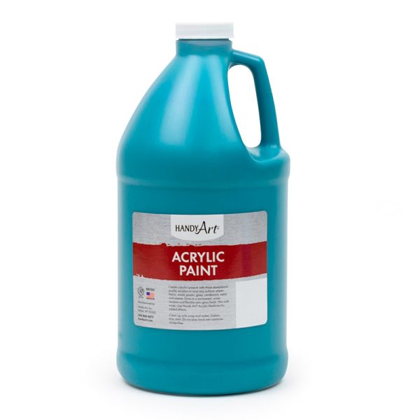 Acrylic Paint Half Gallon, Turquoise