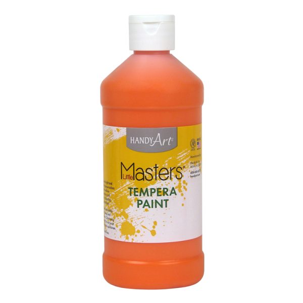 Little Masters® Tempera Paint, Orange, 16 oz.