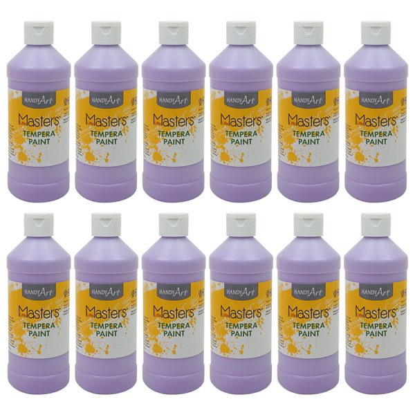 Little Masters® Tempera Paint 16 oz., Light Purple, Pack of 12